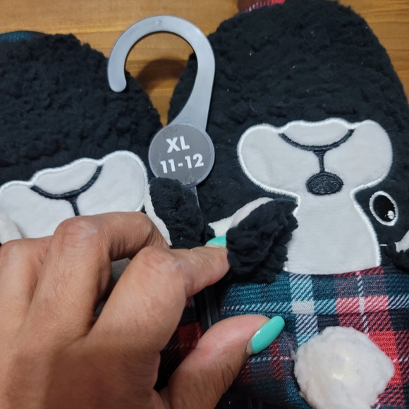 Frenchie BullDog Black Cozy Memory Foam Slippers - Picture 2 of 5